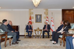 Cumhurbaşkanı Tatar, EkoAvrasya Vakfı’nı kabul etti