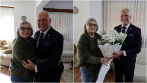 Töre, lise eğitimindeki tarih öğretmeni Özçelik’i ziyaret etti – BRTK