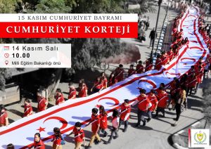 15 Kasım Cumhuriyet Bayramı “Cumhuriyet Korteji” ile coşkuyla kutlanacak