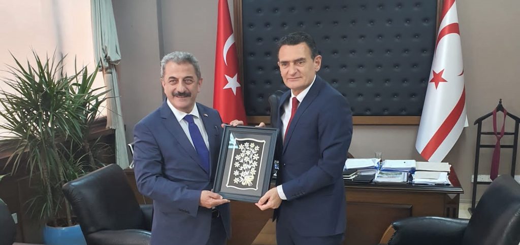 İçişleri Bakanı Oğuz, TÜRKSOY Genel Sekreter Yardımcısı Yusuf’u kabul etti
