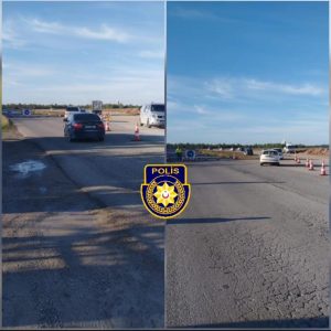 Gazimağusa-Karpaz anayolunun bir bölümü yol çalışması nedeniyle trafiğe kapatıldı – BRTK