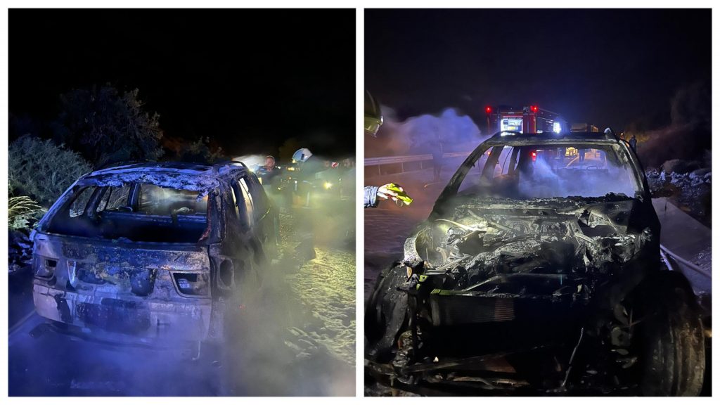 Girne – Değirmenlik anayolunda araç yangını… – BRTK