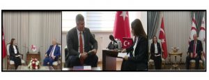 Özkurt, Feyzioğlu, Töre ve Tatar’ı sempozyum ve resepsiyona davet etti…Ziyaretlerde Kıbrıs Türk halkının sesi olan BRTK’nın önemi vurgulandı