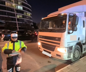 Trafikte ağır vasıta denetimi yapıldı