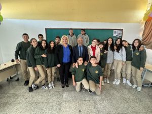 Tuğlu, bölge okullarını ziyaret ederek, öğrenci ve öğretmenlerin yeni yılını kutladı