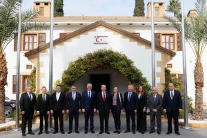 Cumhurbaşkanı Ersin Tatar, Kıbrıs Türk Sanayi Odası başkanı ve yönetim kurulu üyelerini kabul etti