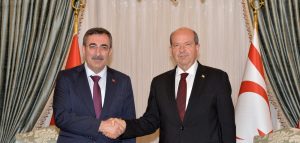 Cumhurbaşkanı Tatar, Türkiye Cumhuriyeti Cumhurbaşkanı Yardımcısı Yılmaz’ı kabul etti – BRTK