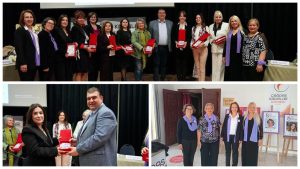 BRTK Müdürü Özkurt, İzmir Seferihisar’da düzenlenen  “8 Mart-8 Kadın-8 Başarı Öyküsü” paneline katıldı