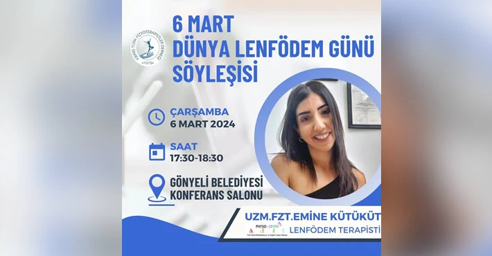 Fizyoterapistler Derneği, “6 Mart Dünya Lenfödem Günü” kapsamında söyleşi düzenliyor – BRTK