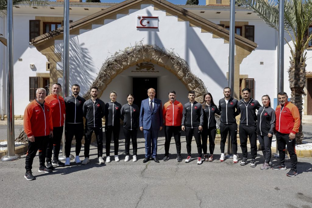 Cumhurbaşkanı Tatar, Türkiye Karate Federasyonu heyetini kabul etti
