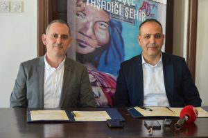Lefkoşa Bienali için ‘Bir Giriş’ projesinin protokolü Arabahmet Kültür Evi’nde imzalandı