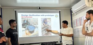 DAÜ öğrencileri deniz yüzeyinden katı atık ve yağı toplayacak araç geliştirdi