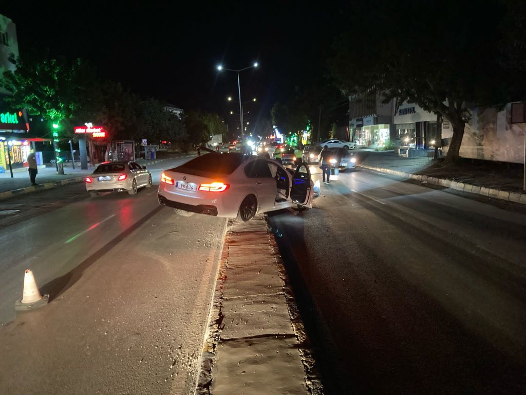 Lefkoşa’daki kazada bir kişi yaralandı