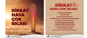 Tabipler Birliği güneş çarpmasına karşı uyardı. “Risk grubundaki kişilerde daha ciddi sonuçlar oluşabilir”