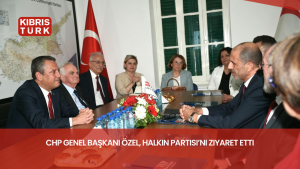 CHP Genel Başkanı Özel, Halkın Partisi’ni ziyaret etti