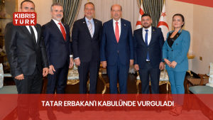 Tatar Erbakan’ı kabulünde vurguladı: “Kıbrıs Barış Harekâtı ile Kıbrıs Türkü yeniden hayata döndü”