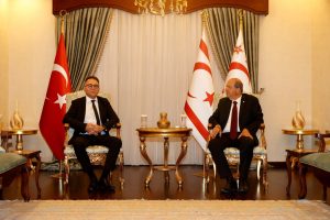 Cumhurbaşkanı Tatar, Yüksek Mahkeme Başkanı Özerdağ’ı kabul etti