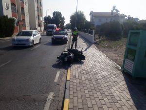 Lefkoşa’da Acil Durum Hastanesi önlerindeki kazada bir kişi yaralandı