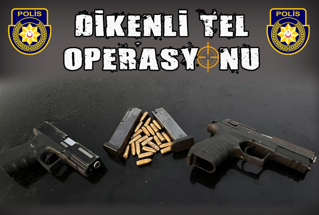 Güvercinlik’te Dikenli Tel Operasyonu… İki tabanca ile mermi ele geçirildi: İki tutuklu