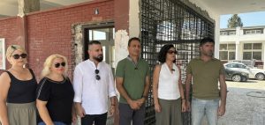 KTOEÖS, okullarda  altyapı başta olmak üzere sorunlar bulunduğu gerekçesiyle Güzelyurt Kurtuluş Lisesi’nde basın açıklaması yaptı