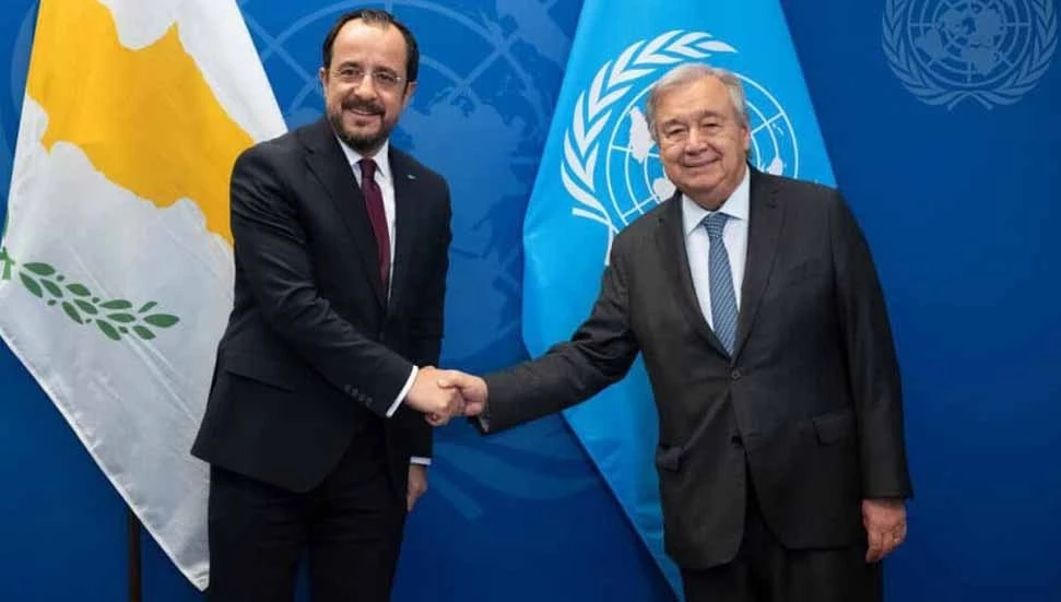 Hristodulidis ve Antonio Guterres’in 23 Eylül’de görüşmesi bekleniyor