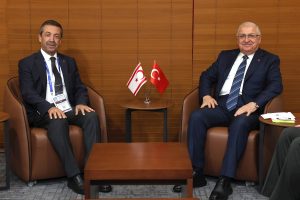 Dışişleri Bakanı Ertuğruloğlu, TC Millî Savunma Bakanı Güler ile görüştü