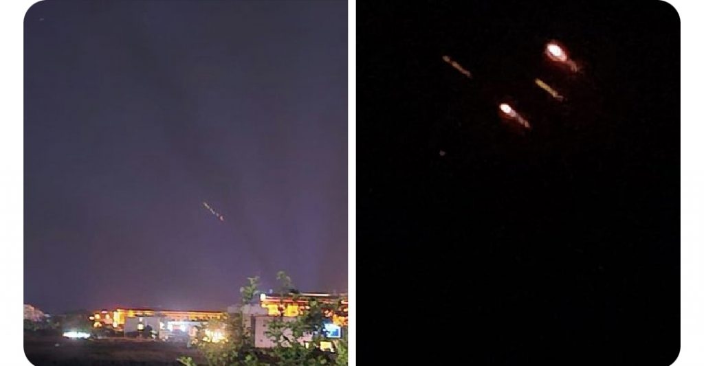 İran’ın İsrail’e attığı füzeler Kıbrıs’ın çeşitli bölgelerinde görüldü