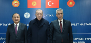Erdoğan ve Tatar Bişkek Kırgız-Türk Dostluk Devlet Hastanesi’nin açılışına katıldı