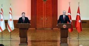 Öztürker, TBMM Başkanı Kurtulmuş ile birlikte basın toplantısı düzenledi