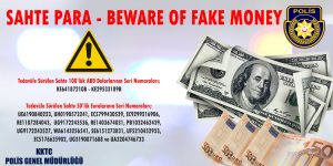 Polis’ten sahte ABD Doları ve euro uyarısı
