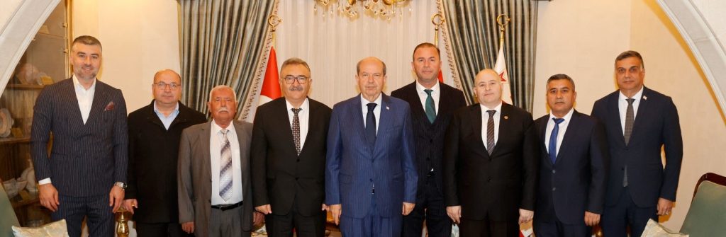 Cumhurbaşkanı Tatar, DAÜ Vakıf Yöneticiler Kurulu heyetini kabul etti