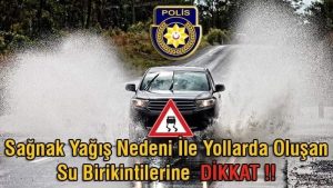 Girne-Değirmenlik anayolunda  görüş mesafesi yer yer azaldı
