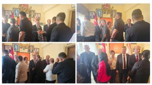 Başbakan Gazimağusa’da partililerle bayramlaştı