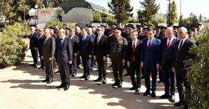 KTFD Başbakanı Osman Örek 26’ncı ölüm yıl dönümünde devlet töreniyle anıldı