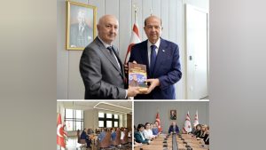 Cumhurbaşkanı Tatar Azerbaycan’dan bir heyeti kabul etti