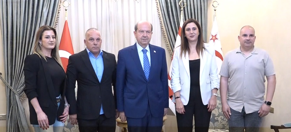 Bay-Sen Başkan ve Yönetim Kurulu üyeleri Cumhurbaşkanı Tatar’ı ziyaret etti