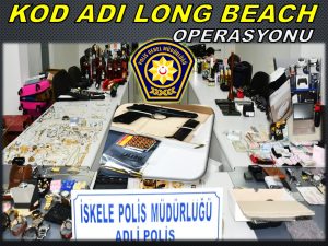 İskele’de polis operasyonu… Çalınan eşyalar tespit edildi, teşhis için çağrı yapıldı