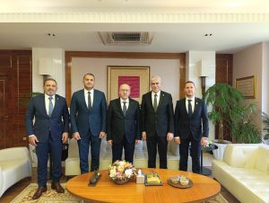 Sanayi Odası heyeti Türkiye Ticaret Bakanlığı’nı ziyaret etti