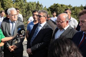 Dipkarpaz-Manastır yolunda asfaltlama çalışmaları başladı