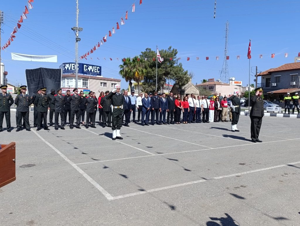 Atatürk’ü Anma Gençlik ve Spor Bayramı Güzelyurt’ta  düzenlenen törenle kutlandı
