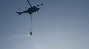 İskele Kaymakamı Toroslu:Yangının kontrol altına alınması için ekipler çalışıyor