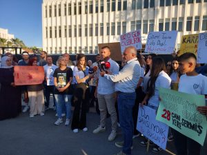 Başbakanlık önünde eylem