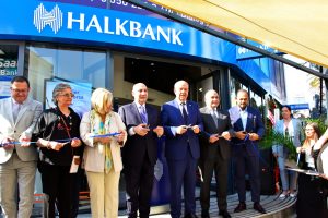 Halkbank KKTC Ülke Müdürlüğü’nün yeni hizmet binası açıldı