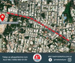 Girne’de asfalt yenileme çalışması nedeniyle trafik kontrollü sağlanacak