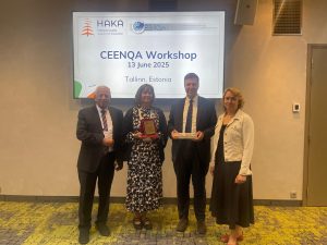 Prof. Dr. Hasan Ali Bıçak, CEENQA Yönetim Kurulu toplantısına katılarak panel yönetti