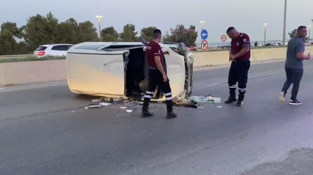 Gazimağusa-İskele anayolunda korkutan kaza