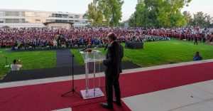 Cumhurbaşkanı Ersin Tatar, UKÜ’nün mezuniyet törenine katıldı