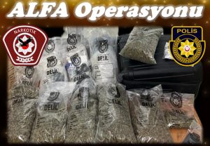 Alsancak’ta “Alfa Operasyonu”: Beş kilo 200 gr hintkeneviri ile 35 gr kokain ele geçirildi, bir tutuklu