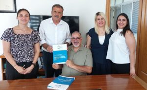 KTOÖD Başkanı Kibrit, Gazimağusa Belediye Başkanı Uluçay’ı ziyaret etti