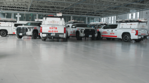 Sivil Savunma Teşkilat Başkanlığı, Günsel tarafından üst yapıları tamamlanan 8 aracı törenle teslim aldı